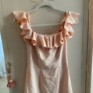 Whisper Light Ruffle Dress - Satin Slipper